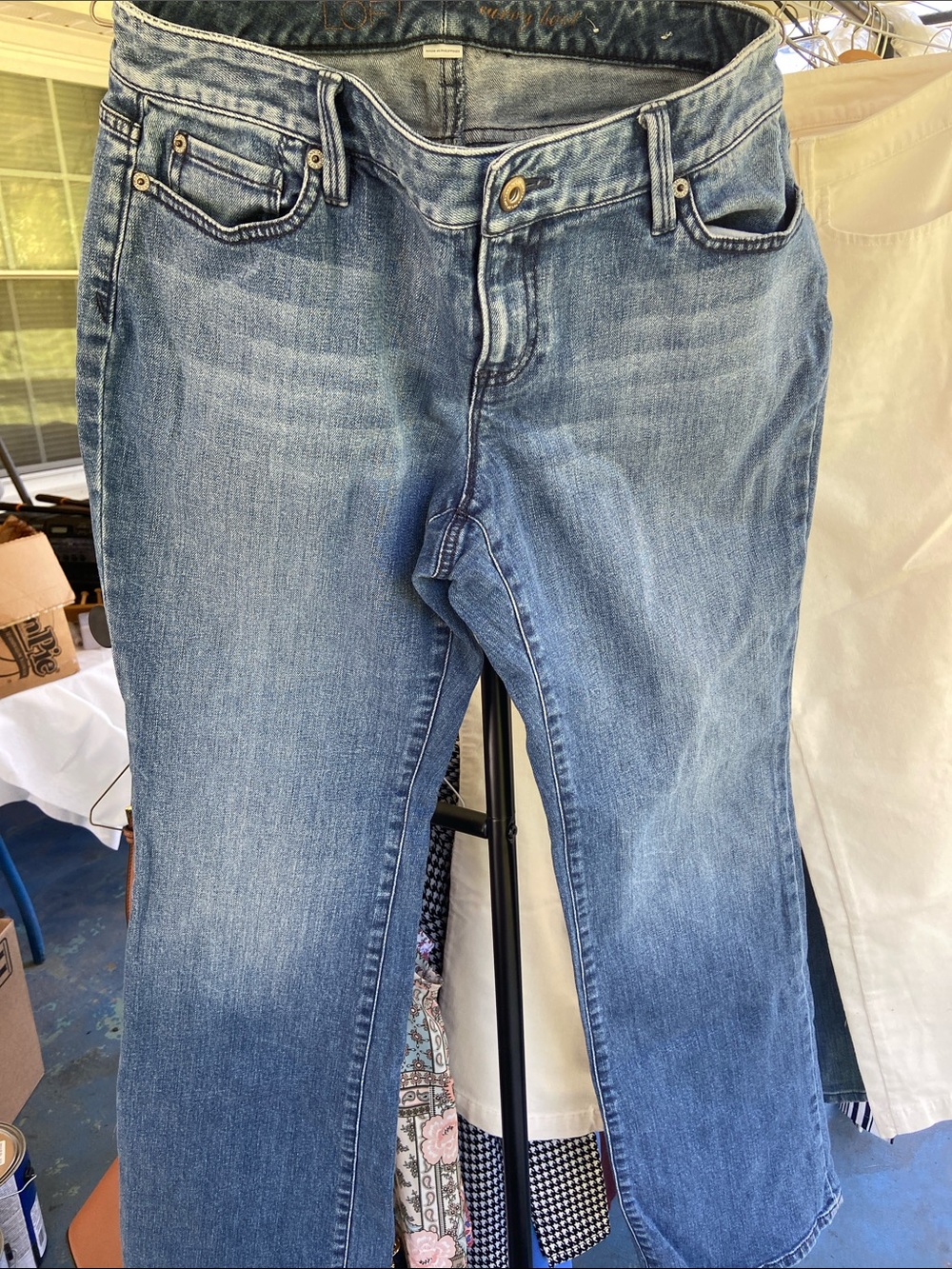 LOFT Women's Light Blue Bootcut Jeans